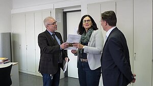 Hr. Krammes, Fr. Engelhardt und Hr. Hegmann