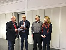 Herr Scharff, Herr Krammes, Herr Weinmann und Frau Griem