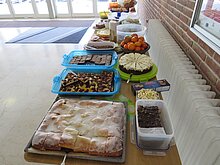 gefülltes Buffet