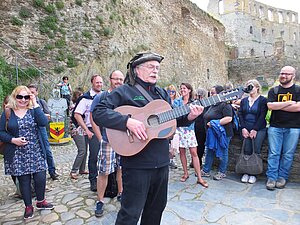 Burgführung mit Minnesänger