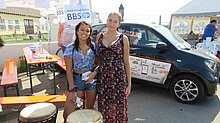 nasse Regattateilnehmerinnen