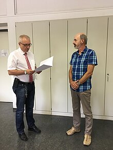 Verabschiedung Herr Heintz