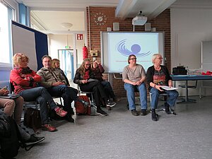 Referentinnen mit Lehrkräften