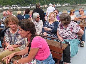 Kollegium auf der Loreley-Fähre