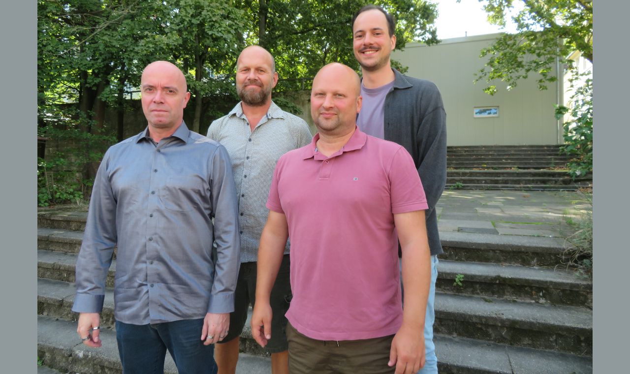 Verbindungslehrer-Team v. l. n. r.: M. Damm, R. Rannow, M. Schneider, D. Welke
